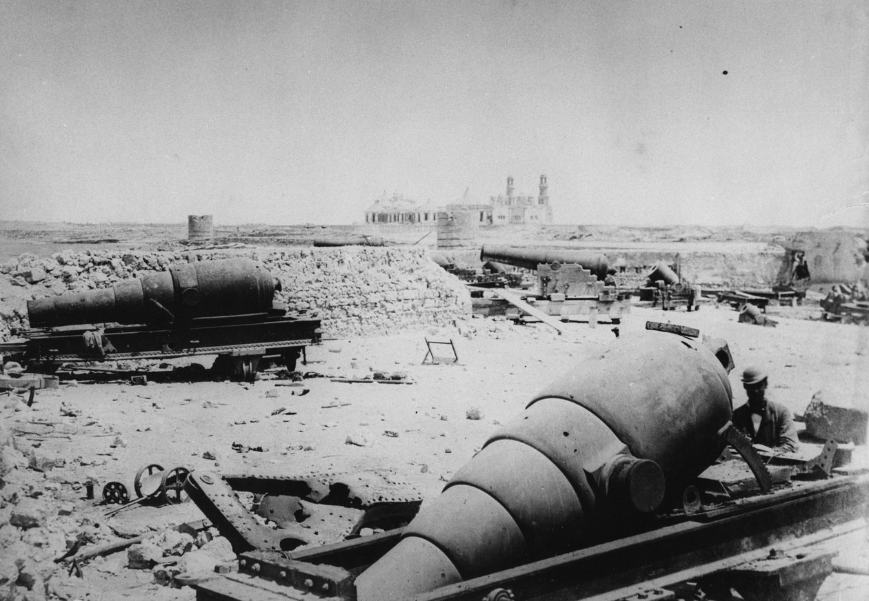 Die Bombardierung von Alexandria, 1882 von English Photographer