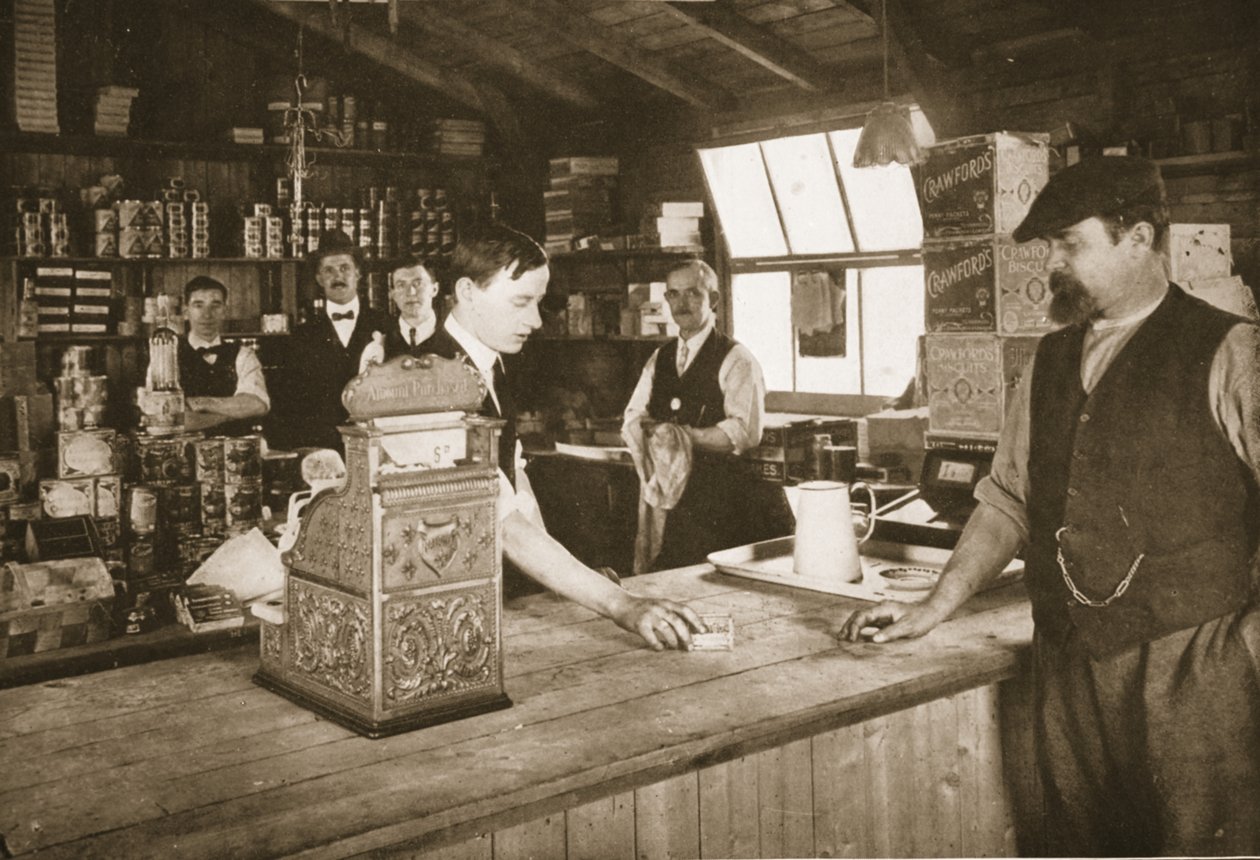 Die Kantine, Lofthouse Park, Illustration aus Deutsche Gefangene in Großbritannien von English Photographer