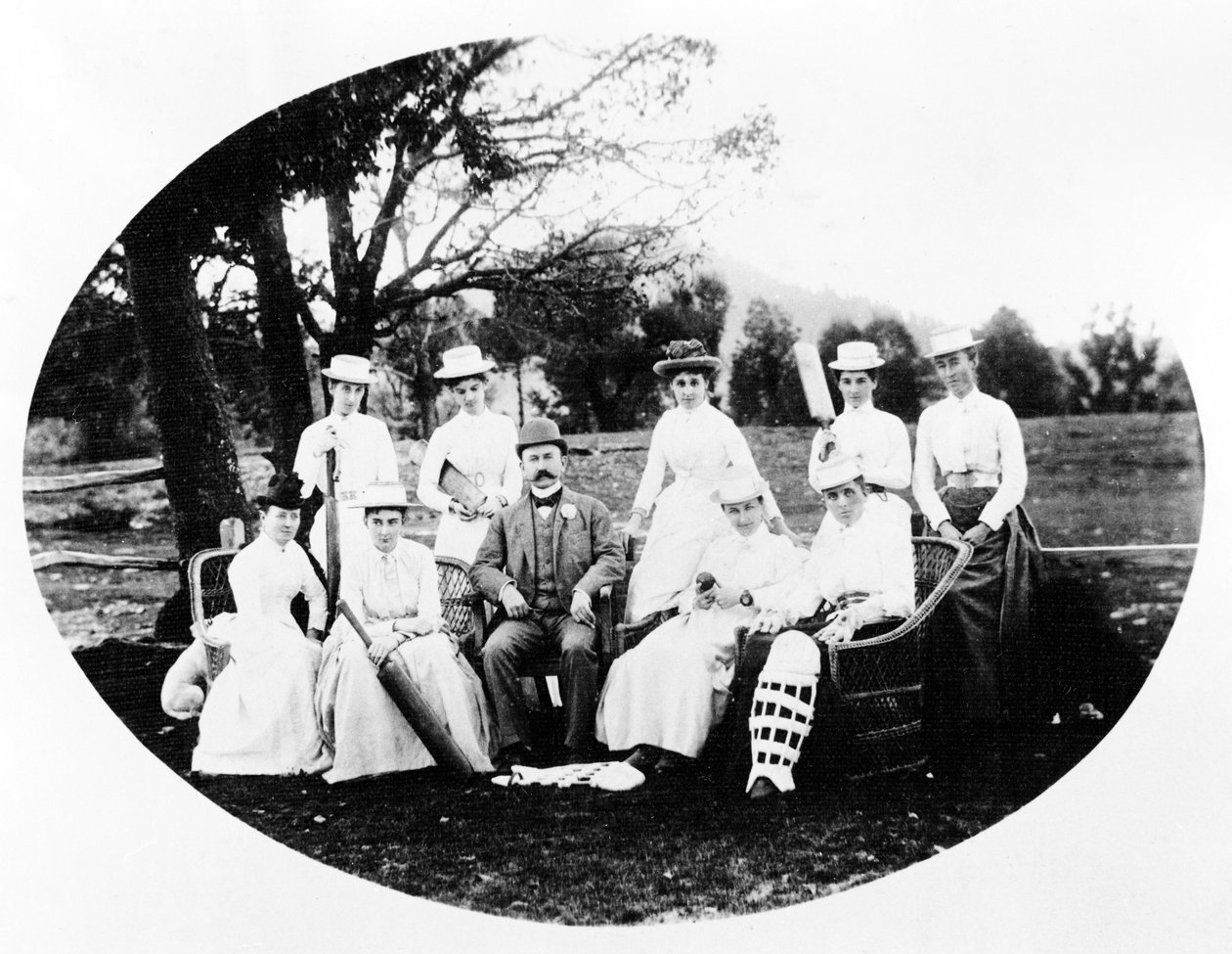 Frauen-Cricket-Team von English Photographer