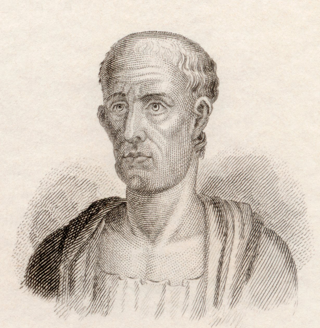 Asklepiades, 1825 von English School