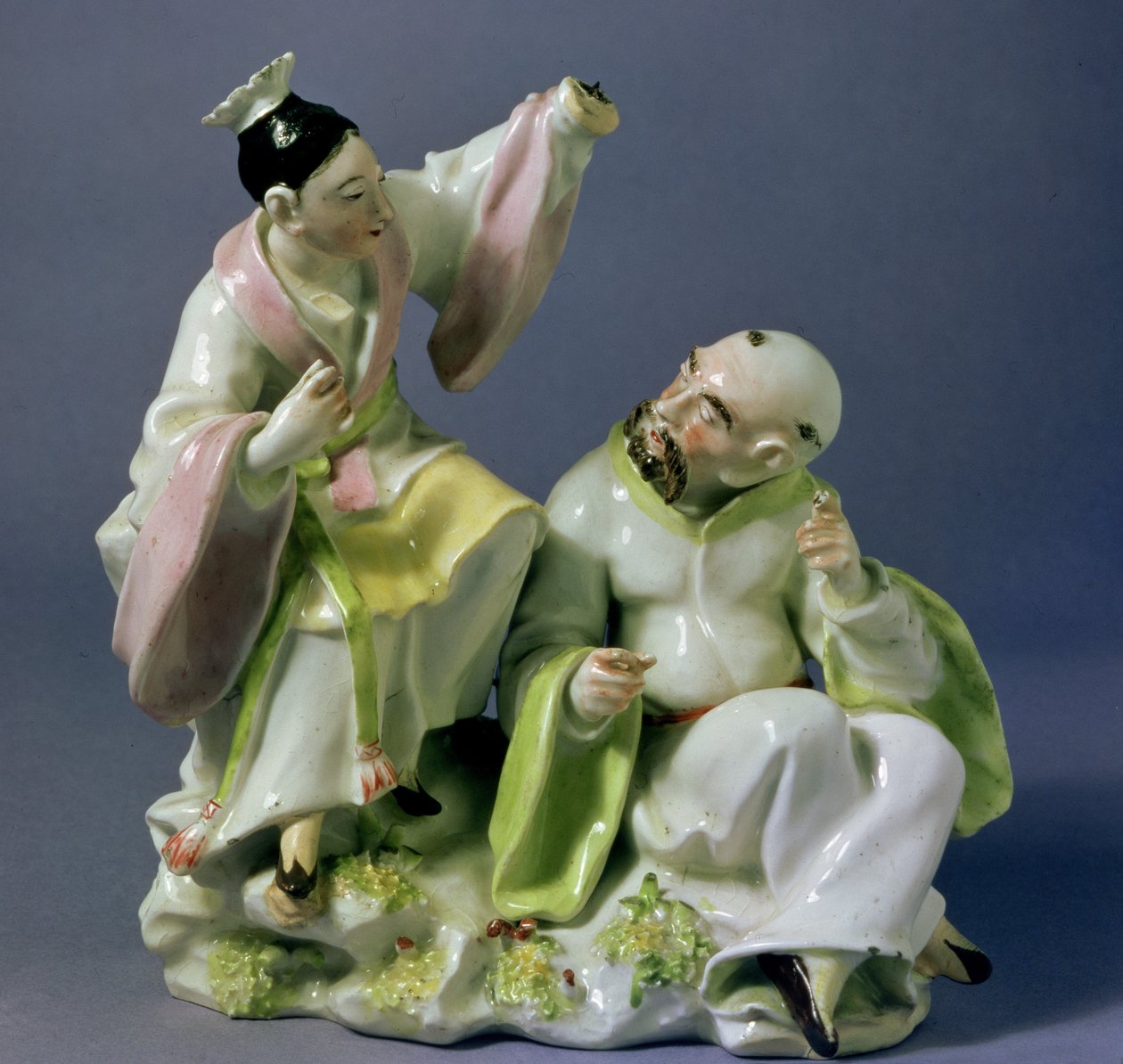 Derby-Gruppe, frühe Blanche-Periode, um 1750-54 von English School
