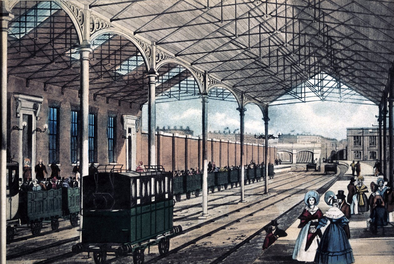 Euston Station, London, 1837 von English School