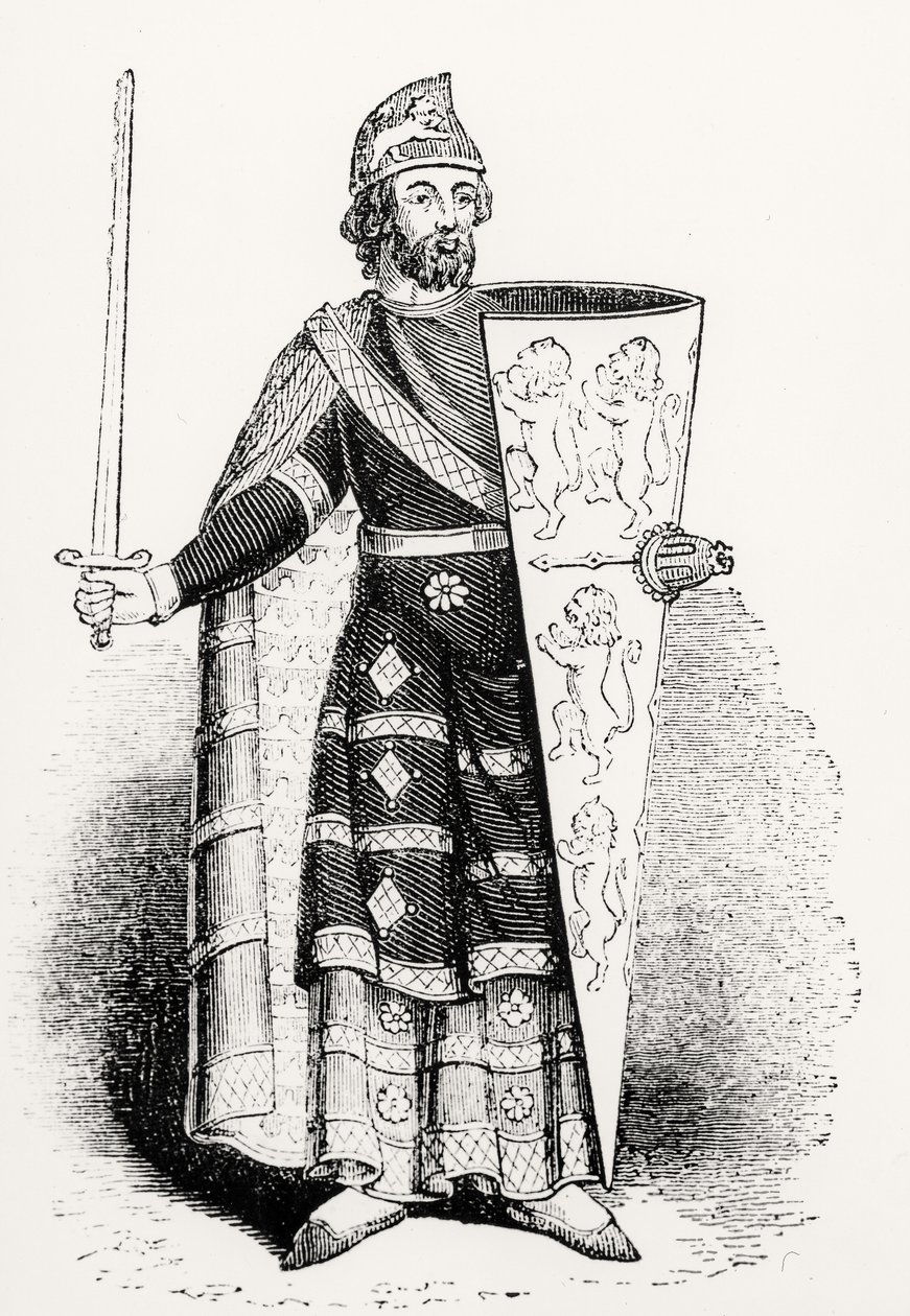 Geoffrey Plantagenet, Graf von Anjou (1113-1150) von English School