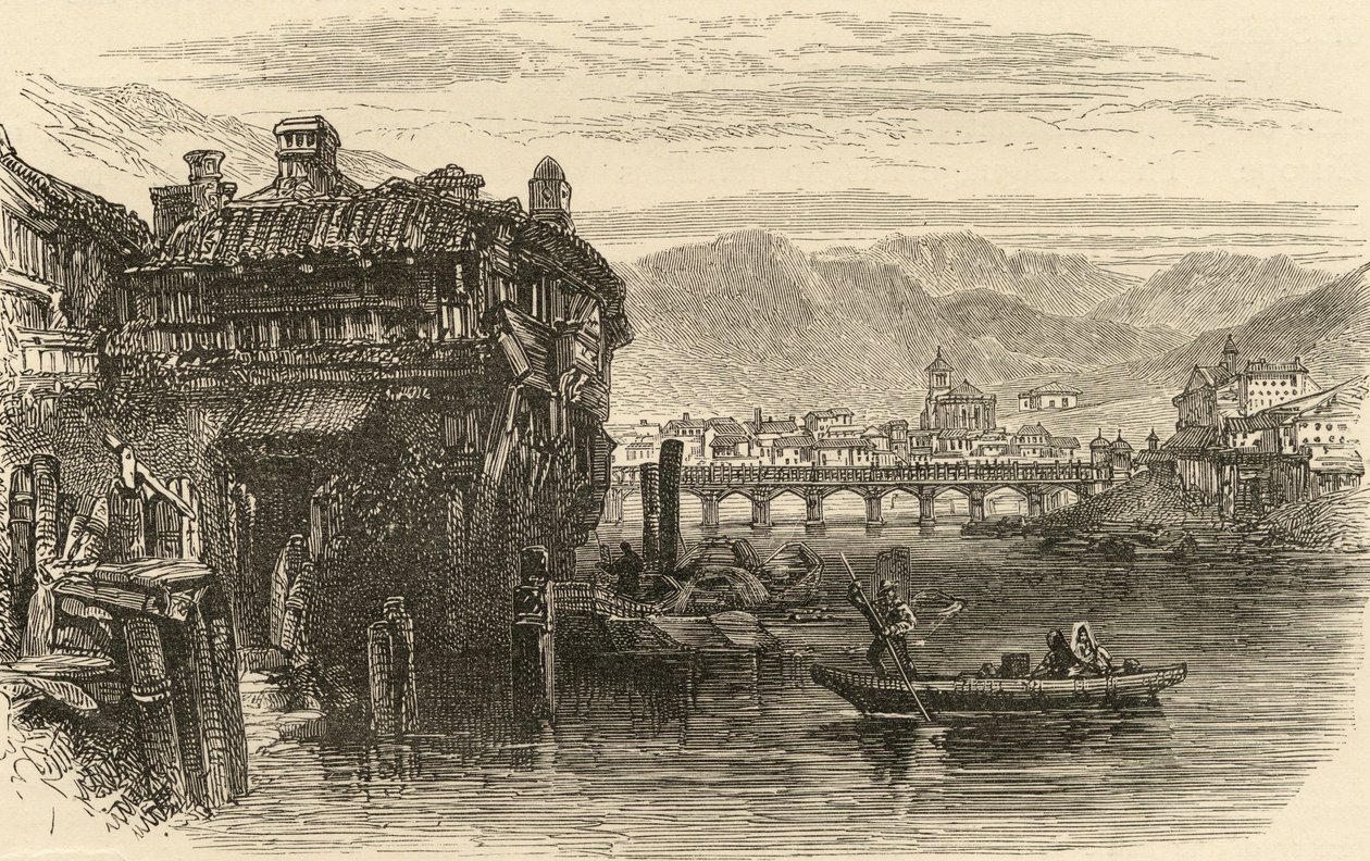 Irun, Spanien, Illustration aus 