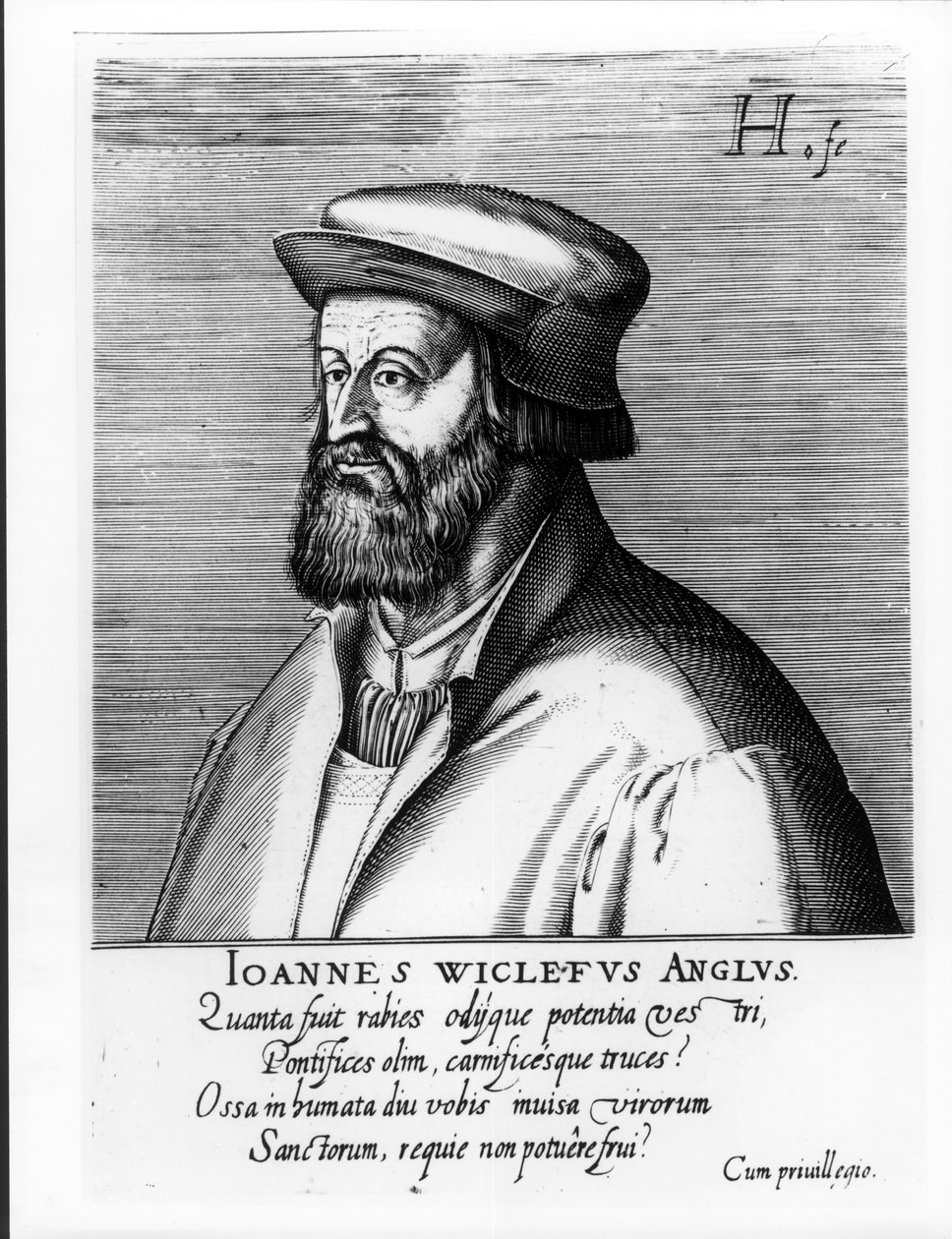 John Wycliffe (ca. 1330-84) von English School