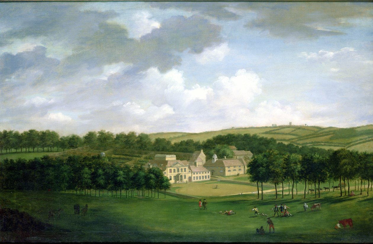 Kidbrooke Park, Kent, ehemals George Lambert (1700-65) zugeschrieben, um 1740-50 von English School