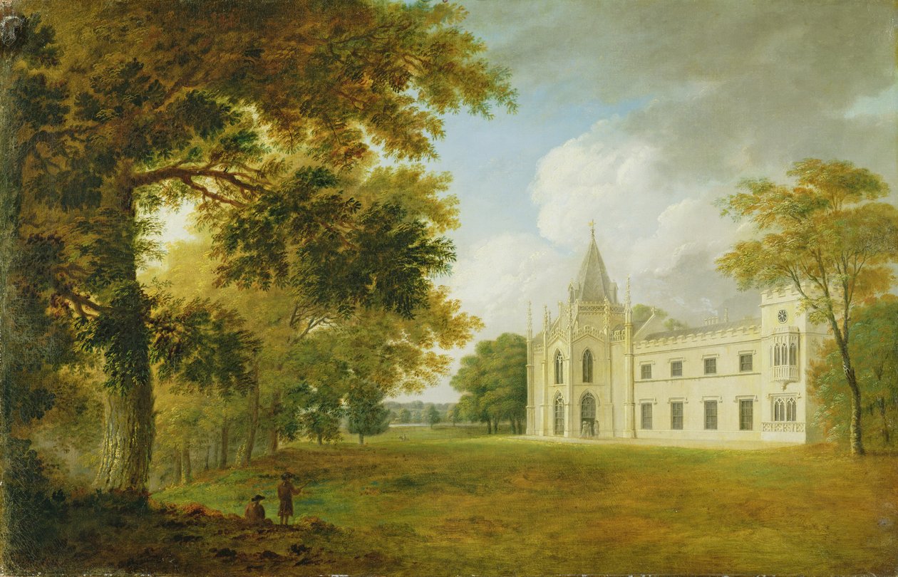 Lee Priory, Kent, um 1800 von English School