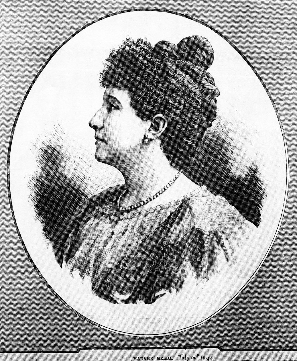 Madame Melba, 1894 von English School