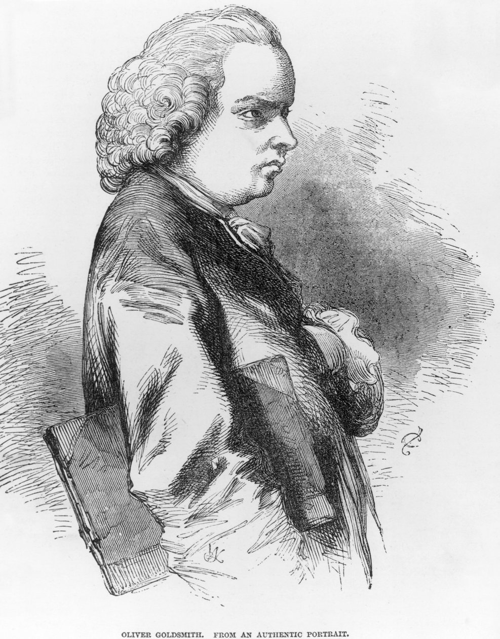 Oliver Goldsmith (1730-74) von English School