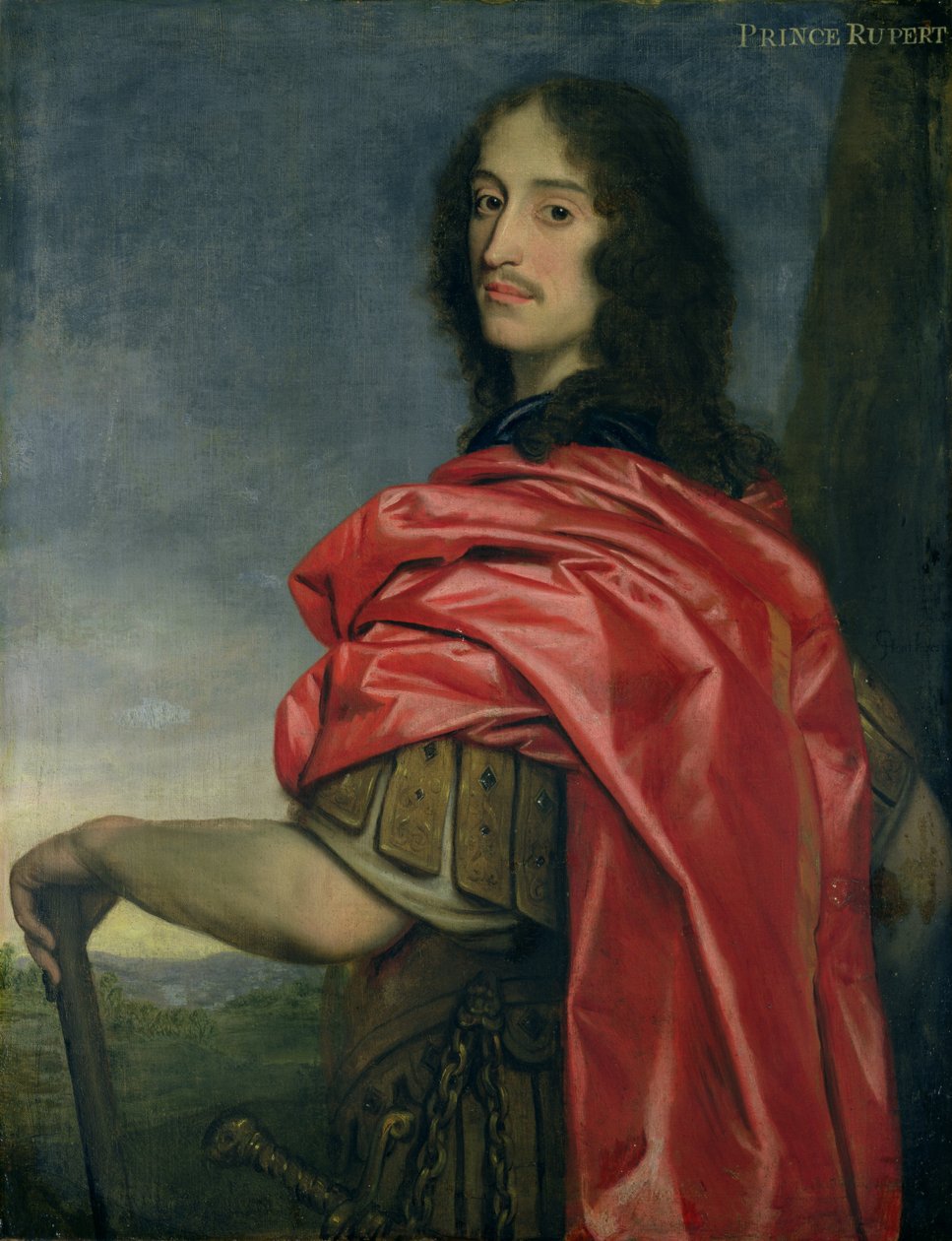 Porträt von Prinz Rupert von English School