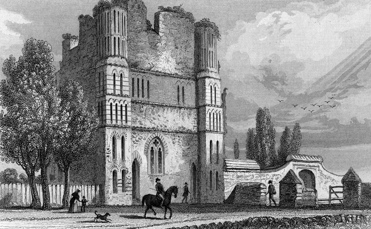 Überreste der Malling Abbey, Kent von English School