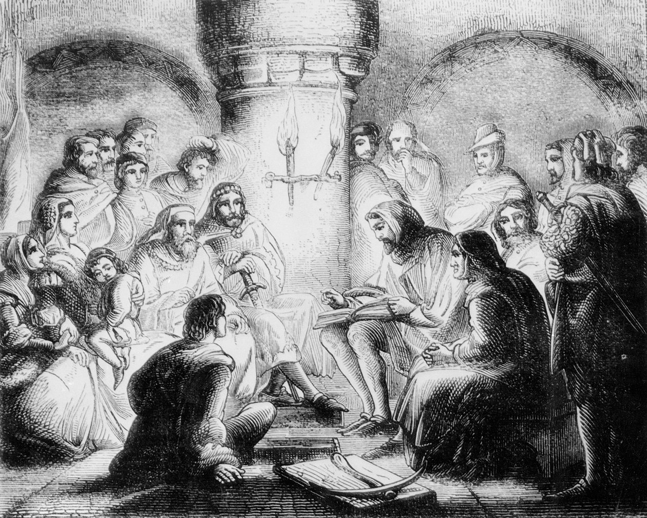 Geheimes Studium der Bibel von Wycliffe von English School