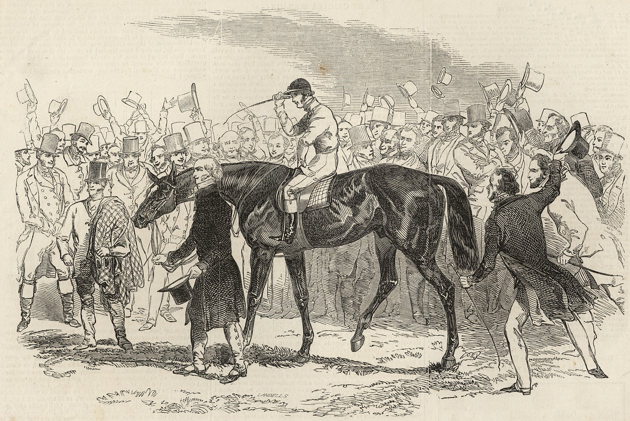 Sir Tatton Sykes führt den Gewinner des St. Leger, aus 