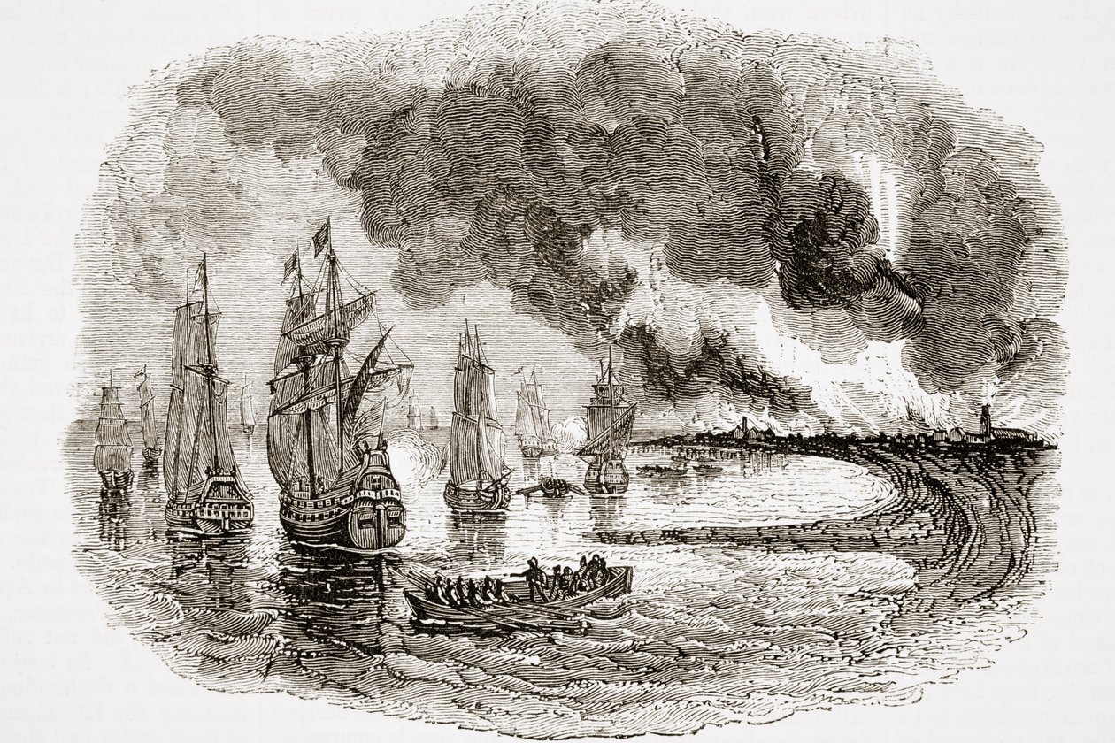 Die niederländische Flotte in der Medway, aus 