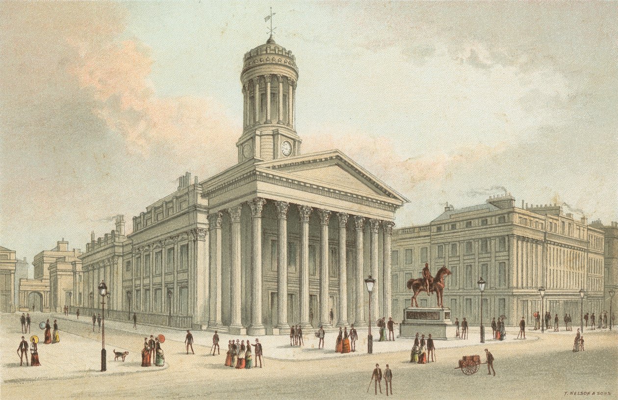 Die Royal Exchange, Queen Street - Glasgow von English School