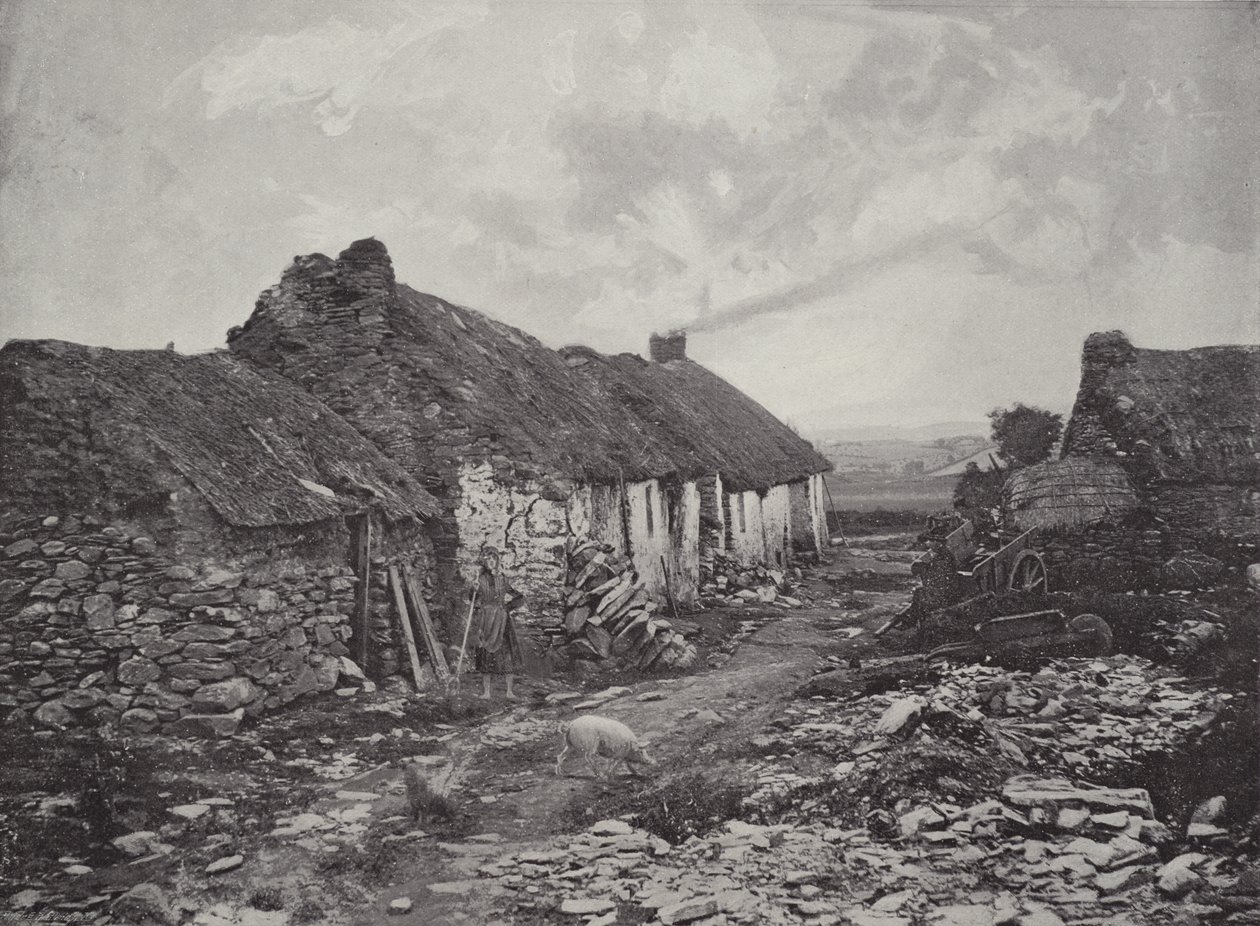 Ein Bauernhaus in Donegal von English Photographer