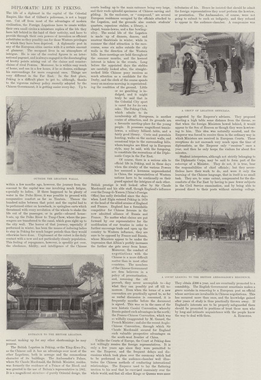 Diplomatisches Leben in Peking von English Photographer