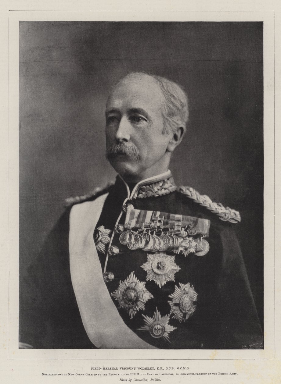 Feldmarschall Viscount Wolseley, KP, GCB, GCMG von English Photographer