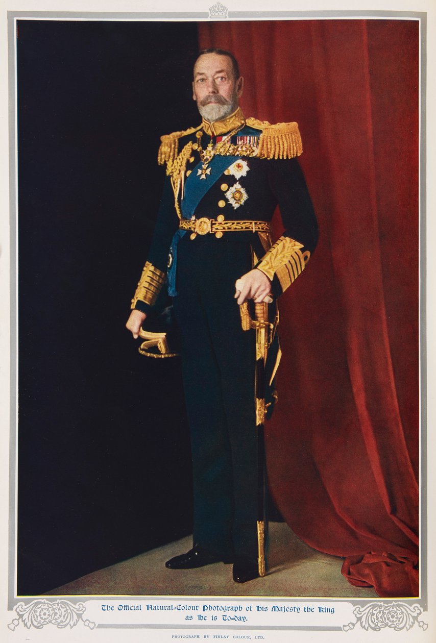 König George V im Jahr 1935 von English Photographer
