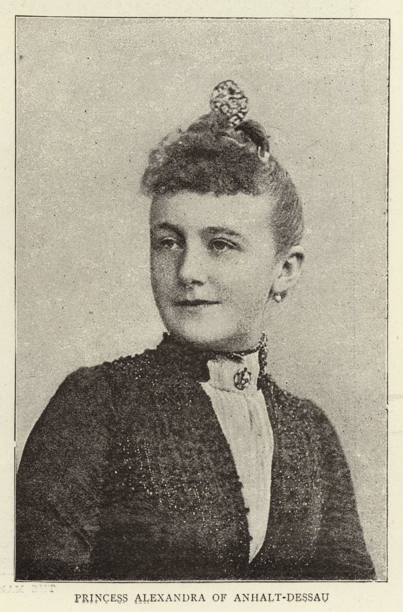 Prinzessin Alexandra von Anhalt-Dessau von English Photographer