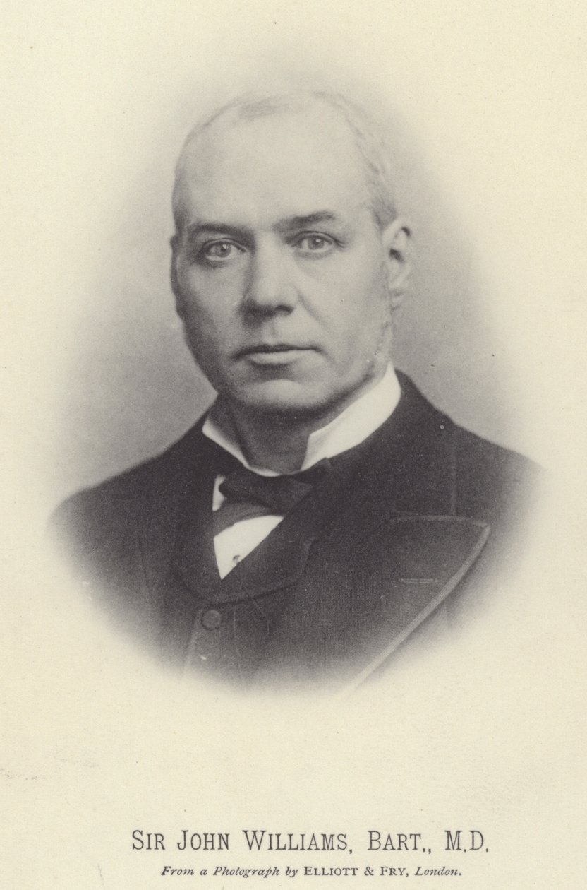 Sir John Williams, Baronet, MD von English Photographer