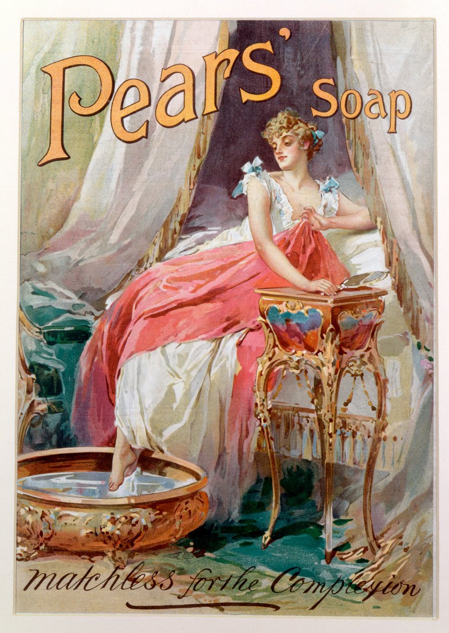 Werbung für Pears Soap, 1898 von English School