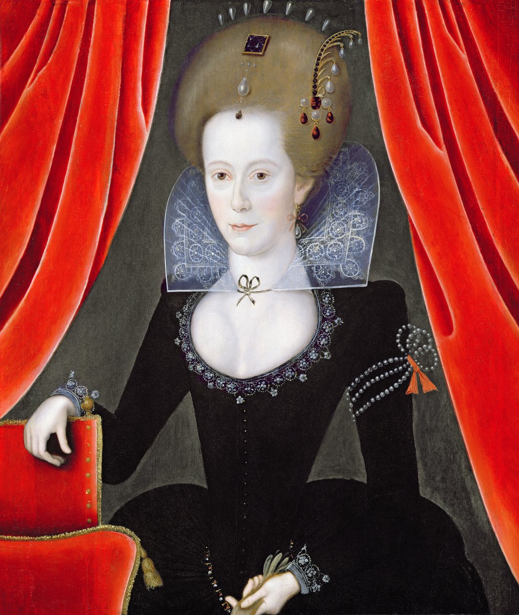 Eine unbekannte Dame, ca. 1610 von English School