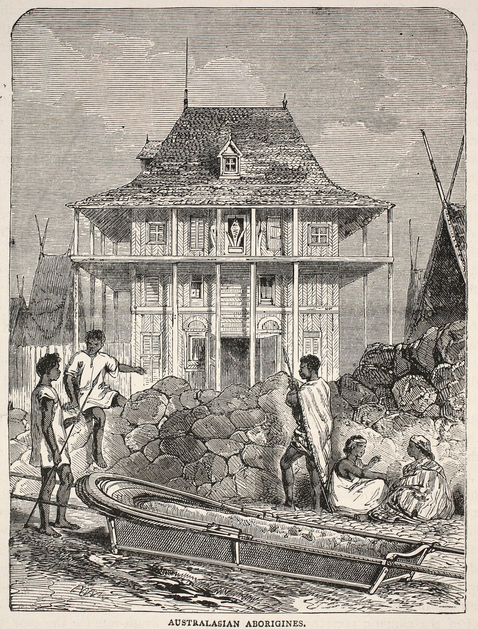 Australische Aborigines von English School