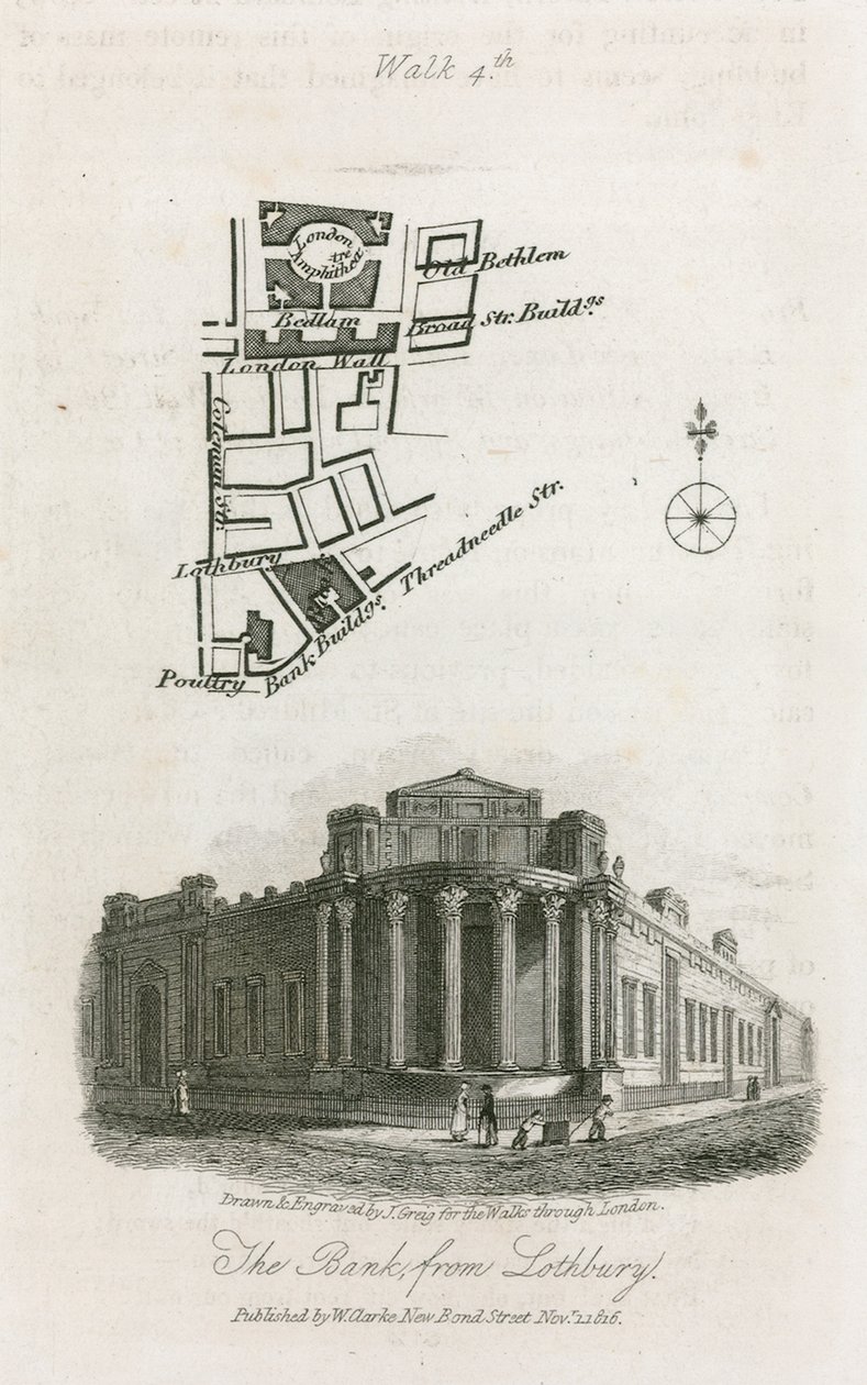 Bank of England, Sir John Soanes Fassaden von English School