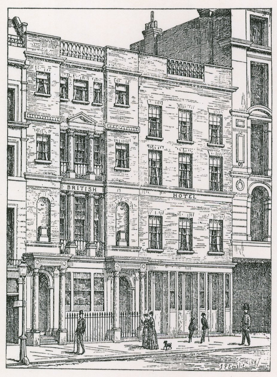 British Hotel, Cockspur Street, London von English School