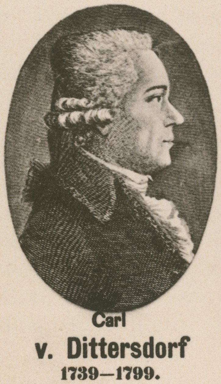 Carl von Dittersdorf (Gravur) von English School