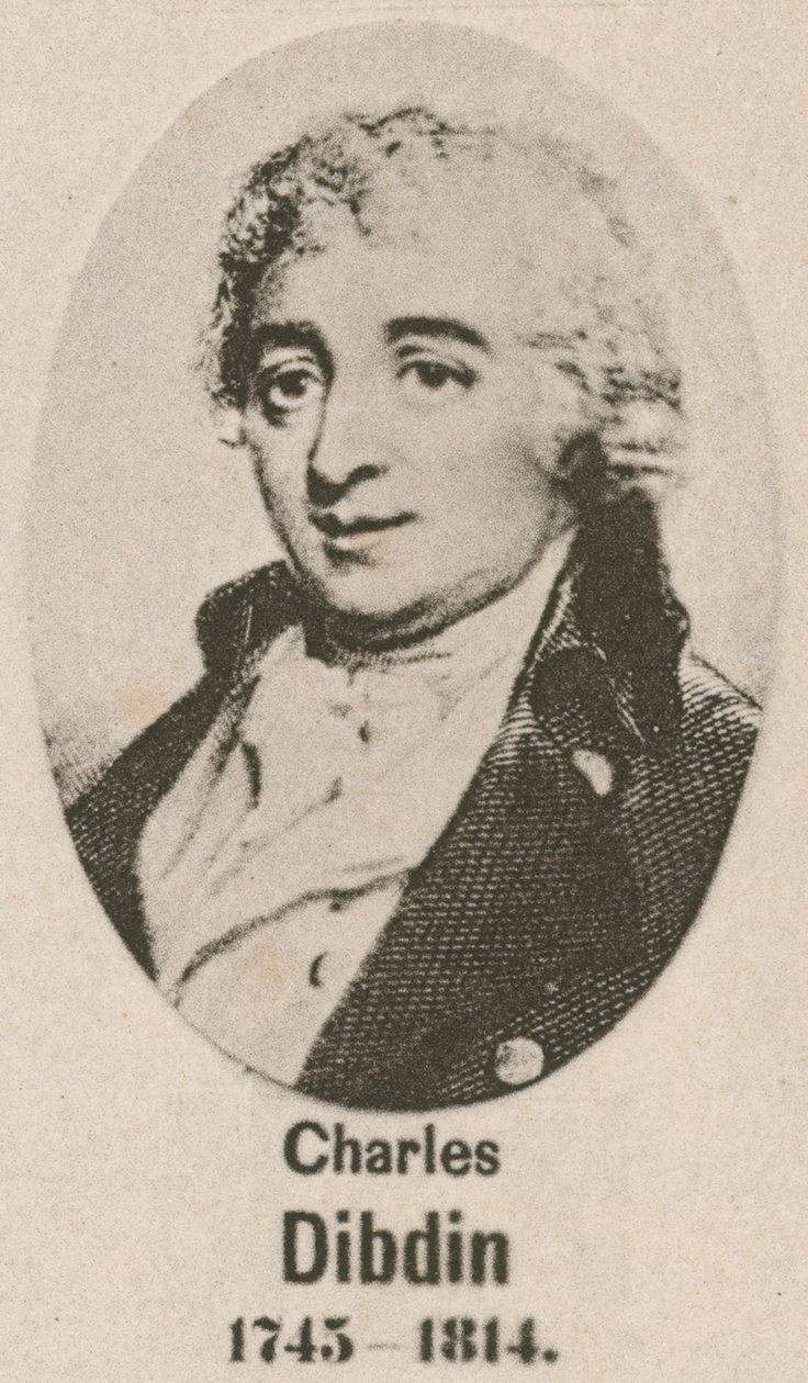 Charles Dibdin (Gravur) von English School