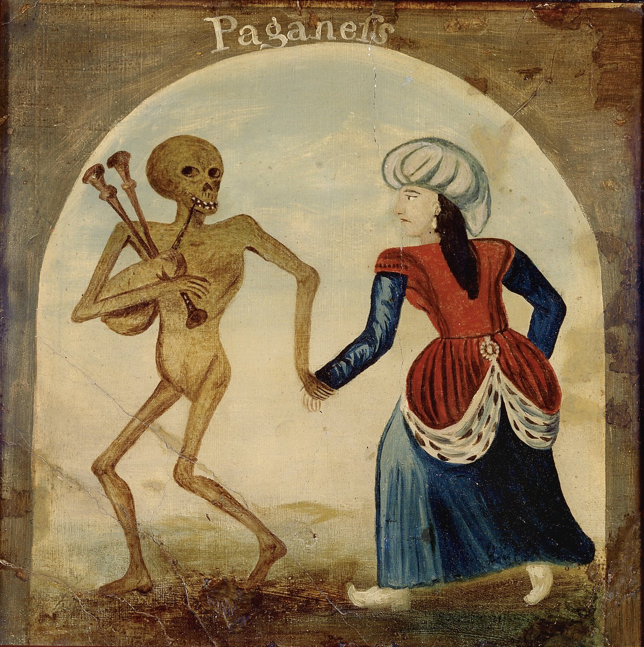 Der Tod führt eine heidnische Frau von English School