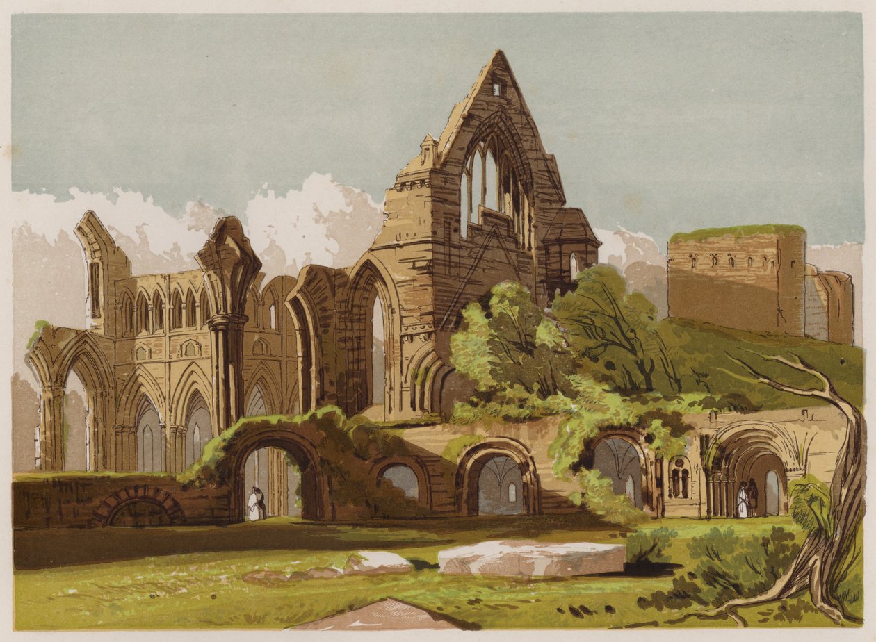 Dryburgh Abbey von English School