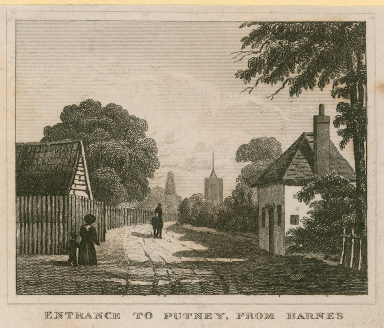 Eingang zu Putney von Barnes von English School