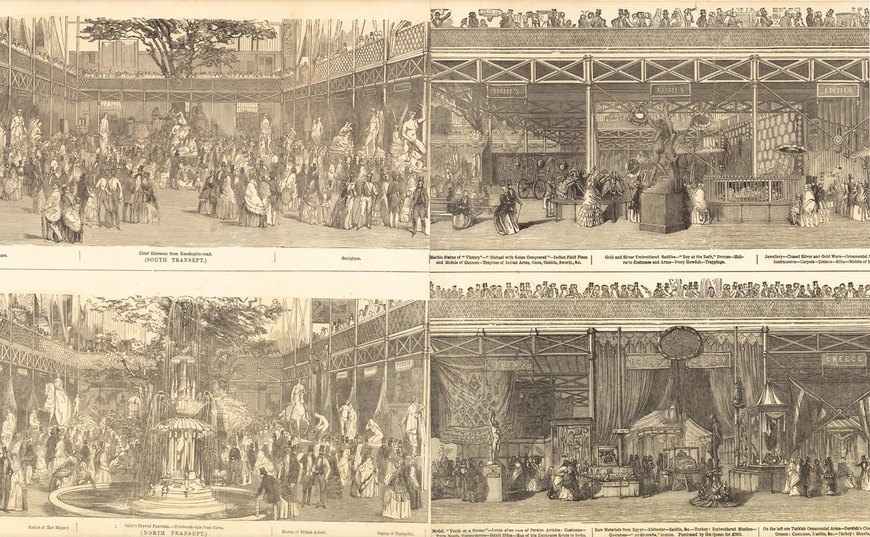 Große Ausstellung 1851 von English School