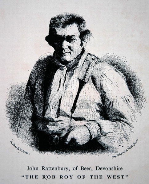 John Rattenbury aus Beer, Devonshire von English School