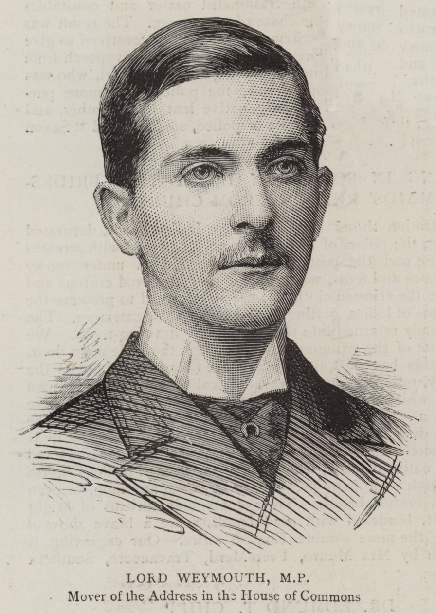 Lord Weymouth, MP (Gravur) von English School