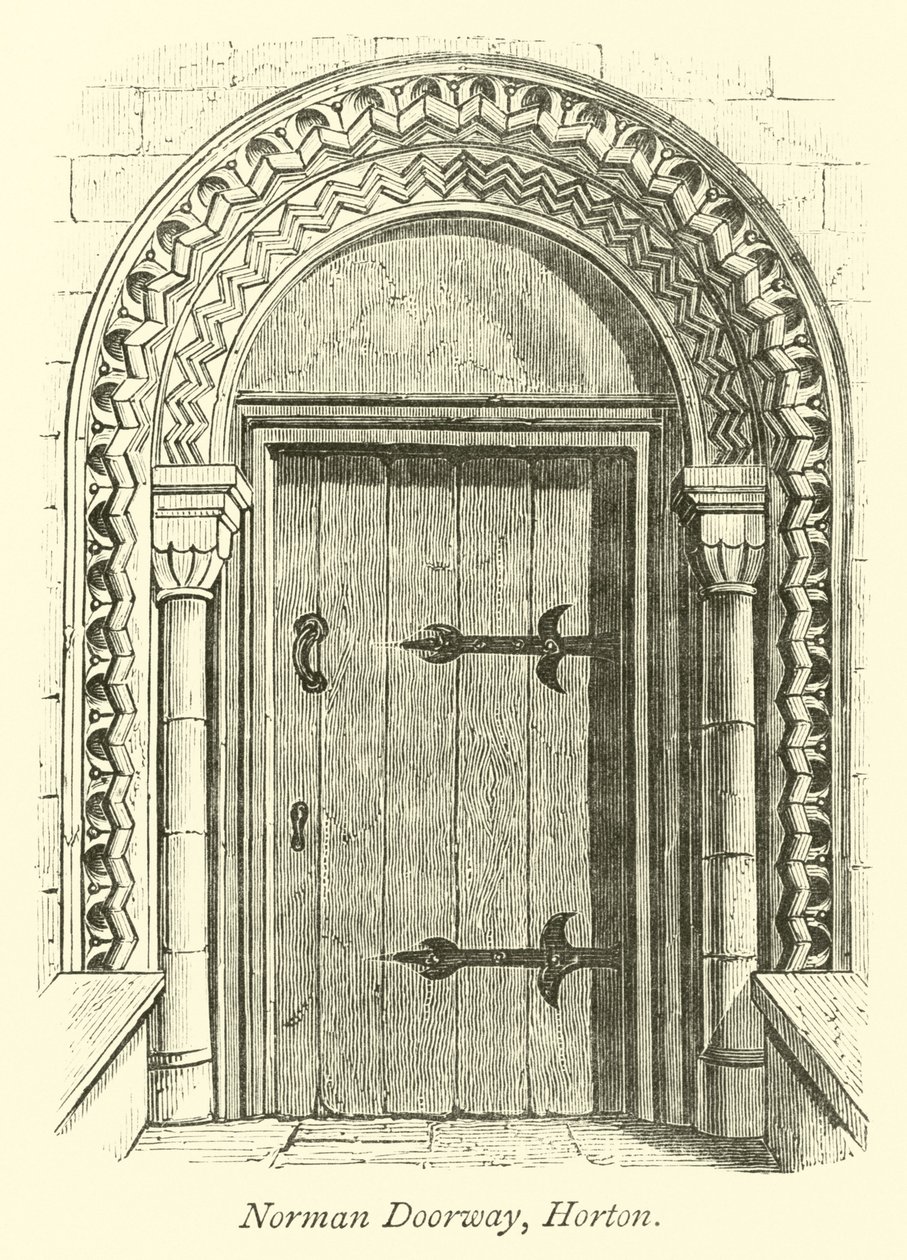 Normannisches Portal, Horton von English School