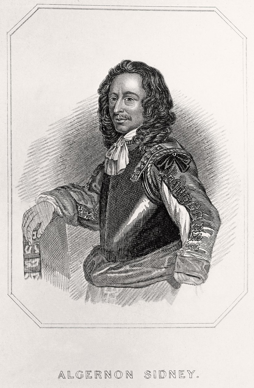 Porträt von Algernon Sidney von English School
