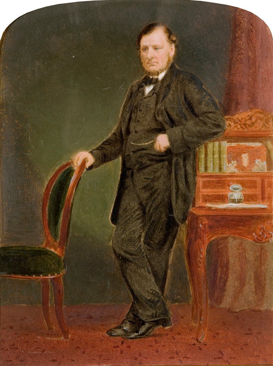 Porträt von John Abbot Esq. von English School