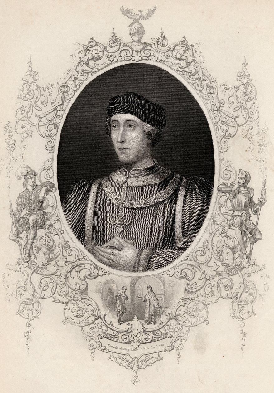 Porträt von König Heinrich VI. von English School