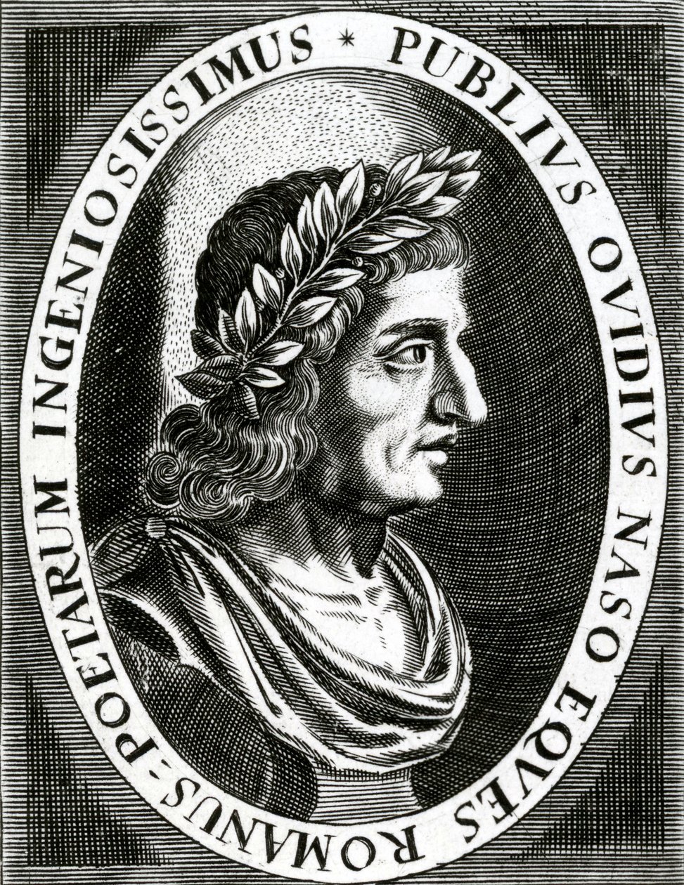 Porträt von Ovid, 1639 von English School