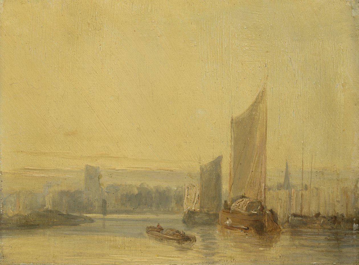 Flusslandschaft, Rouen von English School