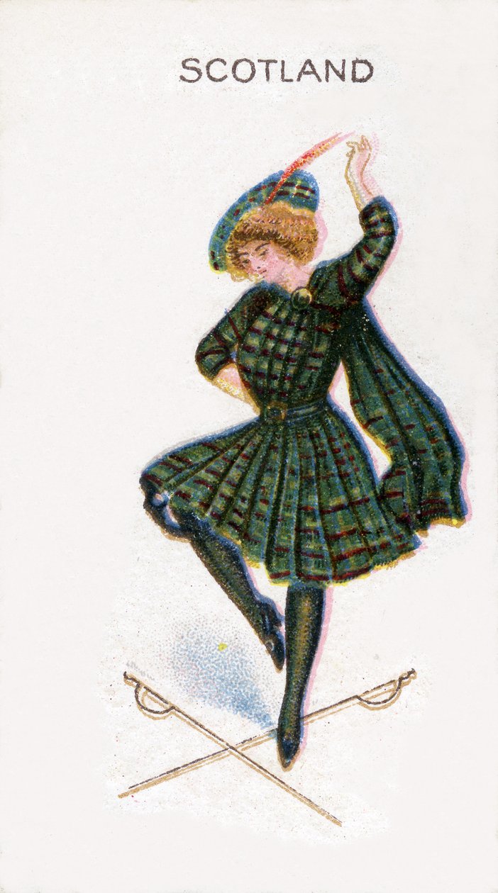 Schottland, Zigarettenkarte, 1915 von English School
