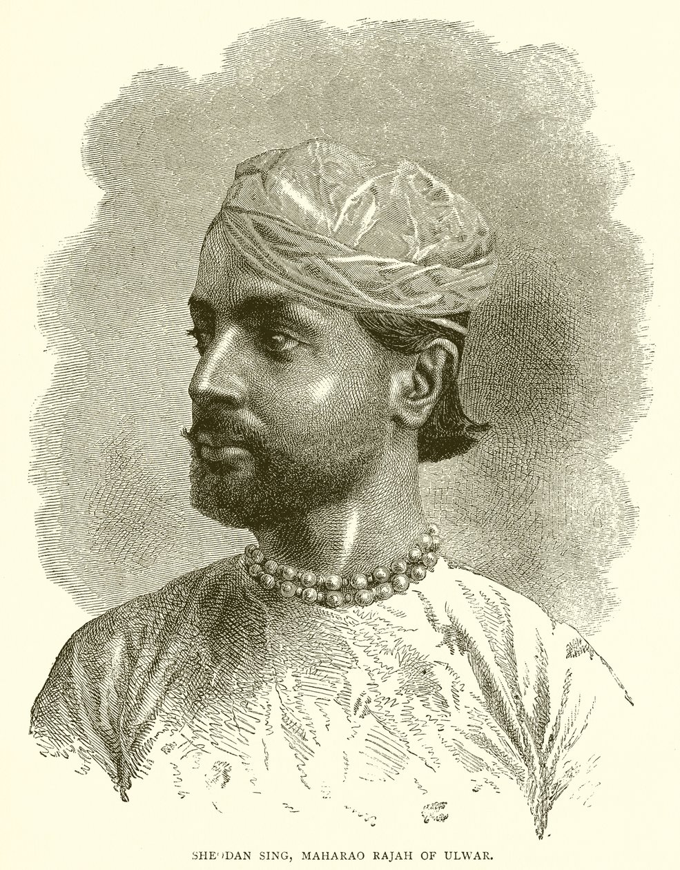 Sheodan Singh, Maharao Rajah von Ulwar von English School