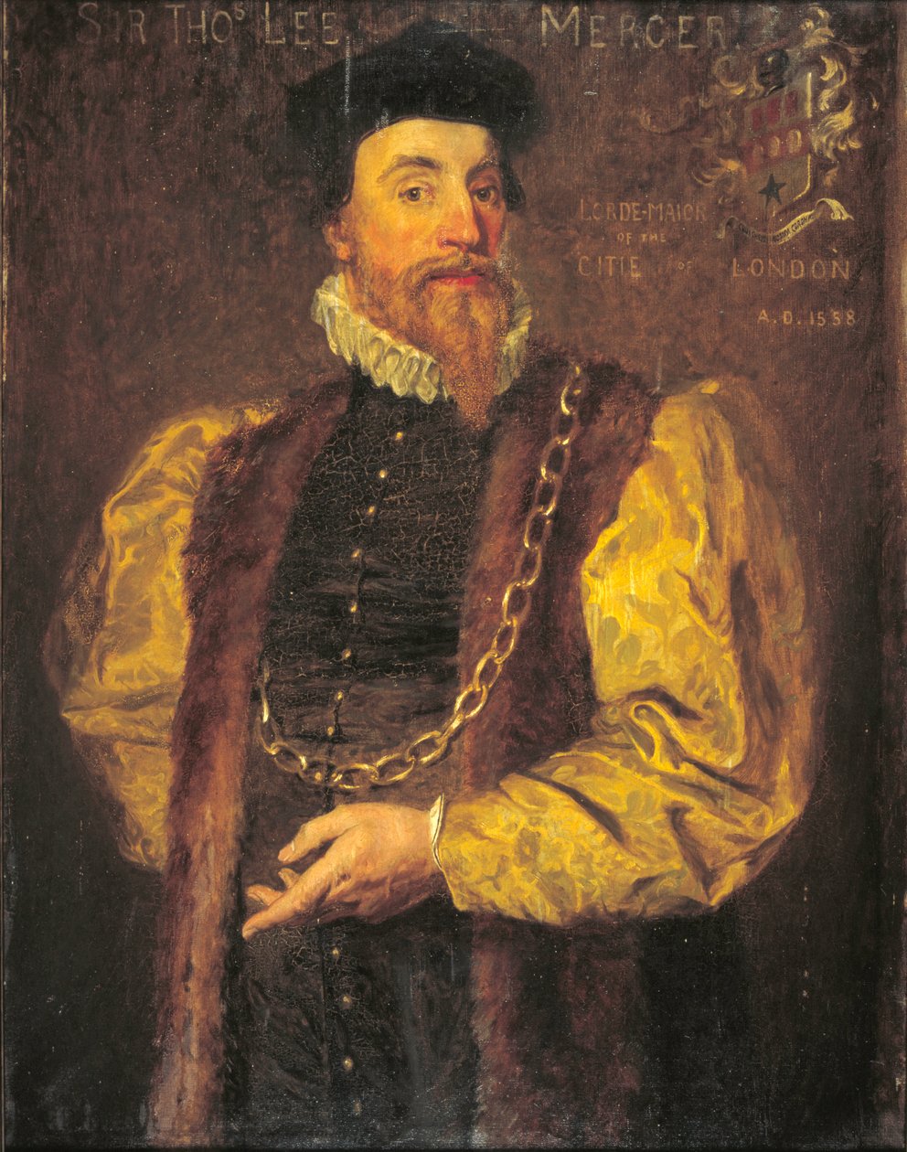 Sir Thomas Leigh, 1558 von English School