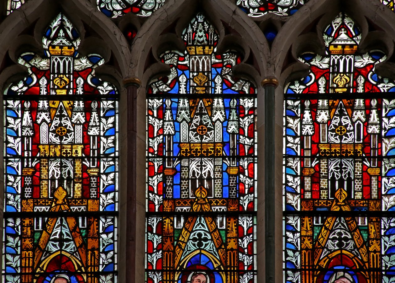 Fenster Ew, Baldachine von English School