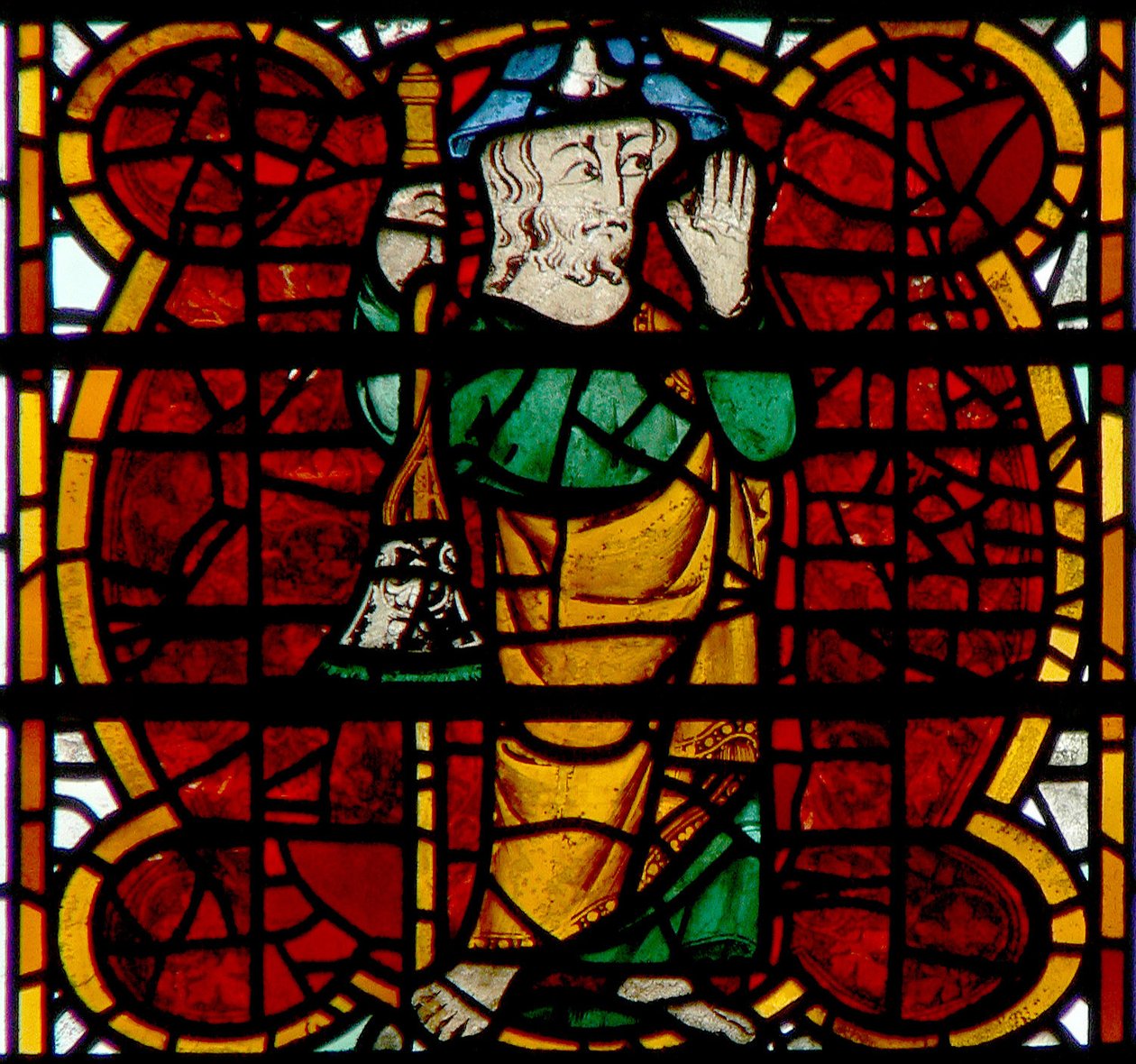 Fenster c24, Darstellung von St. Jakobus von English School
