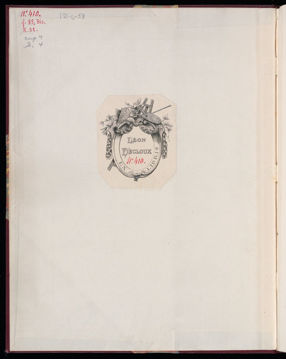 Album, Livre de trophée von Francois Antoine Aveline